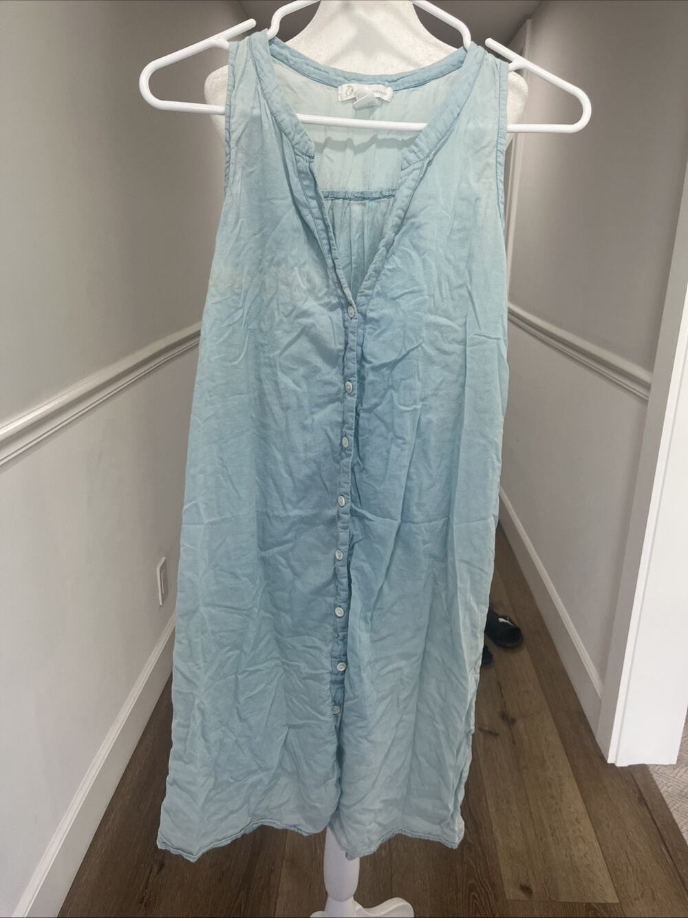 KERRY CASSILL Sleeveless Cotton Knee Length Dress Night Gown Lounge Size Small